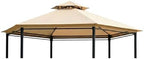 Reinforced RipLock 350 Replacement Canopy Top Cover Compatible with Outsunny Hexagon 12' x 12' Gazebo Model
