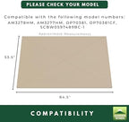 Reinforced RipLock 350 Replacement Canopy Top Cover Compatible with Tangkula 7' Grill Gazebo Models AM3278HM, alternate view