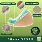 Reinforced RipLock 350 Replacement Canopy Top Cover Compatible with Tangkula 7' Grill Gazebo Models AM3278HM, alternate view