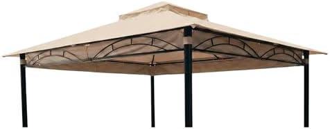 Reinforced RipLock 350 Replacement Canopy Top Cover Compatible with Warm Springs Palm Springs 9' x 11 'Gazebo