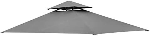 Replacement Canopy Top CAN ONLY FIT for model #L-GG001PST-F 8' X 5' Brown Double Tiered Canopy Grill BBQ Gazebo