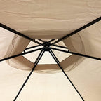 Replacement Canopy Top Cover Compatible with The Erommy 12ft Hexagon Gazebo - Riplock 350, alternate view 7