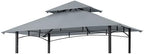 Replacement Canopy top for Grill Gazebo L-GG001PST-F, Gray in Gray