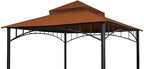 Replacement Cover Compatible with Target Madaga 10x10 Gazebo Model L-GZ136PST and Havana Gazebo, (Rust Red)