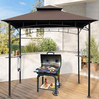 Replacement Gill Gazebo BBQ Canopy Top for Model #L-GG001PST-F,8x5 Gazebo Grill Canopy BBQ Gazebos Top, alternate view 7
