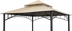 Replacement roof Compatible with Target Madaga Gazebo 10x10 Model L-GZ136PST (Light Beige) in Light Beige