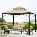 Replacement roof Compatible with Target Madaga Gazebo 10x10 Model L-GZ136PST (Light Beige) in Light Beige, alternate view 2