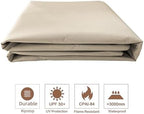Replacement roof Compatible with Target Madaga Gazebo 10x10 Model L-GZ136PST (Light Beige) in Light Beige, alternate view 7