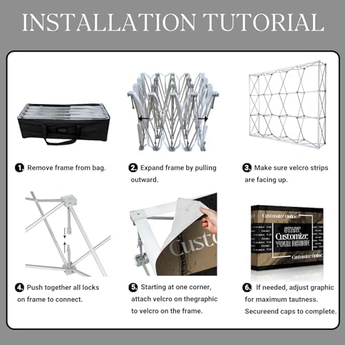 Replacement Tension Fabric Banner for Pop Up Display 10×7.5 FT in 10×7.5 FT, alternate view 5