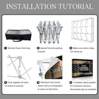 Replacement Tension Fabric Banner for Pop Up Display 10×7.5 FT in 10×7.5 FT, alternate view 5