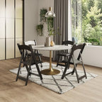 Resin Folding Chairs, Padded Seat, 800 lb, Black, 500 Pack in Black, alternate view 2