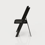 Resin Folding Chairs, Padded Seat, 800 lb, Black, 500 Pack in Black, alternate view 7