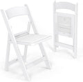 Resin Folding Chairs with Cushion, Foldable Plastic Chair with Comfortable Padded Seats, Perfect for Event Party