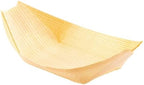 Restaurantware-4.5 x 2.5 Inch Food Trays, 200 Bamboo Display Boat - Durable, Small, Bamboo Serving Tray, For, alternate view