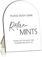Retirement Mints Treat Sign, Retire-Mints Board Decor, Retire Welcome Decor Signs, Retirement Party Decoration
