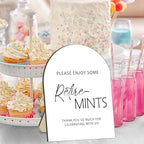 Retirement Mints Treat Sign, Retire-Mints Board Decor, Retire Welcome Decor Signs, Retirement Party Decoration, alternate