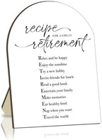 Retirement Sign, Recipe for Retirement, Retirement rules Station Sign, Retirement party Sign, Retire Welcome