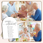 Retirement Sign, Recipe for Retirement, Retirement rules Station Sign, Retirement party Sign, Retire Welcome, alternate view