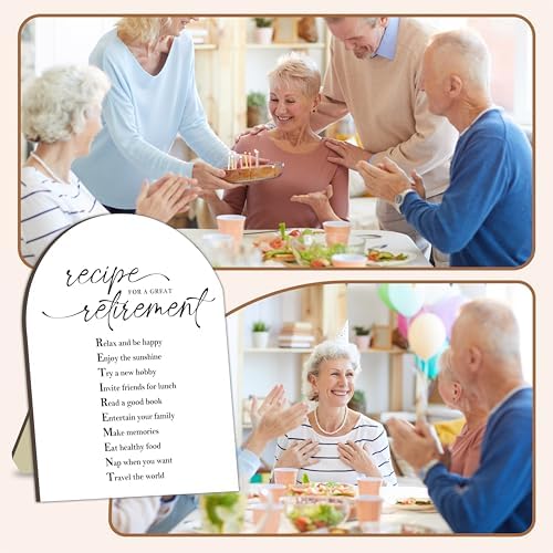 Retirement Sign, Recipe for Retirement, Retirement rules Station Sign, Retirement party Sign, Retire Welcome, alternate view