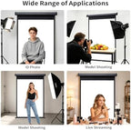 Retractable Photo Backdrop, 36 x 56 White Background Screen, alternate view 7