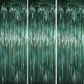 Retro Green Foil Fringe Backdrop Curtains, 3.3x6.6ft, 3pcs in 3.3x6.6ft