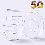 Reusable 10'' Fillable Acrylic Charcuterie Board Box Number 50 in Number 50