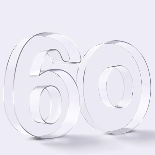 Reusable 10'' Fillable Acrylic Charcuterie Board Box Number 60 in Number 60