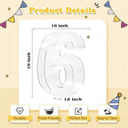 Reusable 10'' Fillable Acrylic Charcuterie Board Box Number 60 in Number 60, alternate view 3