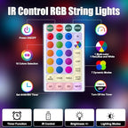 RGB Globe String Lights - 21FT 60LED Battery Operated with Remote, 20+ Color Modes & Timer, Fairy Lights for, alternate view