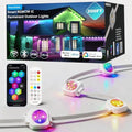 RGBCW Permanent Outdoor Lights,108 Scene Modes Smart Outdoor Christmas Lights with Voice Remote APP Control