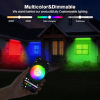 RGBCW Wall Washer Lights, 180W Stage Wash Light Bar Smart APP & Remote Control, Group, Memory, Timing, Music, alternate view