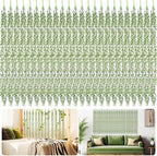 Riceshoot 48 Pcs Artificial Hanging Vines Fake Weeping Willow Leaves Decor Fake Seaweed Artificial Vines, alternate view 4
