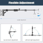 Ring Light Mount - Wall Mount Triangle Boom Arm.43inch/110cm, alternate view 5
