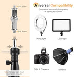 Ring Light Wall Mount 43inch/110cm, Triangle Boom Arm for Barbershop, alternate view 4