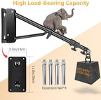 Ring Light Wall Mount, 71.65’’/182cm Wall Mounting Triangle Boom Arm for Strobe Light, Photography, Softbox, alternate view 4