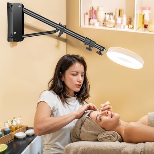 Ring Light Wall Mount, 71.65’’/182cm Wall Mounting Triangle Boom Arm for Strobe Light, Photography, Softbox, alternate view 7