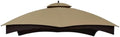 Riplock Gazebo Replacement Top for Lowe's Allen Roth #GF-12S004B-1, Beige in Beige