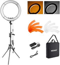 RL-18 18 Inch Ring Light with Tripod Stand, 55W Large LED Ringlight