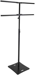 RLF6 Black 10 Foot Solid Base Tree Bar Lighting/Projector Stand