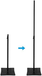 RLF6 Black 10 Foot Solid Base Tree Bar Lighting/Projector Stand, alternate view 2
