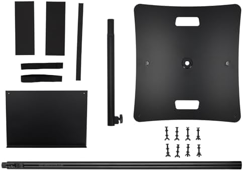 RLF6 Black 10 Foot Solid Base Tree Bar Lighting/Projector Stand, alternate view 7