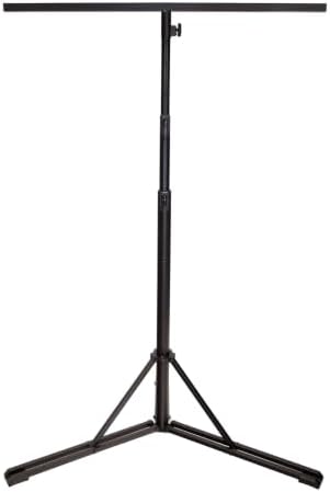 RLS5 10 Ft Metal Lighting T-Bar Stand, Flat-Base Legs, alternate view 5