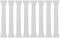 Roman Column Tiered Stand, Plastic 8pcs 17cm Cake Tier Separator for Wedding, Birthday, Decoration Support Tool