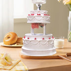 Roman Column Tiered Stand, Plastic 8pcs 17cm Cake Tier Separator for Wedding, Birthday, Decoration Support Tool, alternate