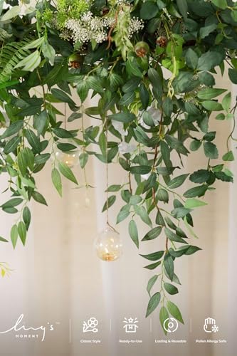 Rosa Banksiae Artificial Vines, Silk Greenery Garlands, alternate view 5