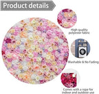 Rose Flower Wall Backdrop 10X8 ft Large Floral Photography Background for Indoor Outdoor Wedding Party Bridal, alternate view