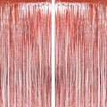 Rose Gold Bachelorette Party Foil Fringe Curtains Tinsel Foil Fringe Curtains Birthday Wedding Party Decor Happy