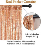 Rose Gold Sequin Backdrop 7FTx7FT, alternate view 3