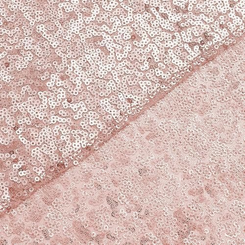 Rose Gold Sequin Backdrop Curtain 7FTx7FT Glitter Rose Gold Background Drapes Sparkle Photography Backdrop for, alternate
