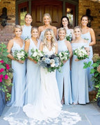 Roses Artificial Flowers Blue Bouquet Fake Flower Bulk with Stems in E (Blue, Navy Artificial Flowers), alternate view 5